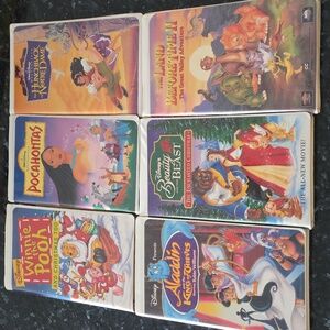 Vintage Walt Disney VHS Videos $8 Each Or 6 For $40